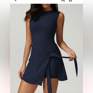 Tik Tok Viral Athletic Romper - Royal Blue, Size L